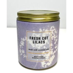 8oz Fresh Cut Lilacs White Barn Bath & Body Works Single Wick Scented Candle